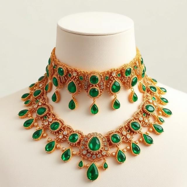 Emerald Empress Bridal Choker